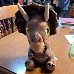 Brown Triceratops Stuffed Animal/ BUNDLE ONLY 2 OR MORE ITEMS